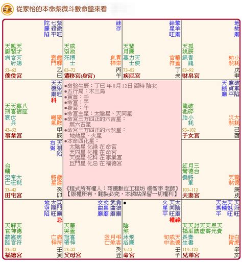 紫微斗數命盤免費|紫微斗數 ️紫微命盤